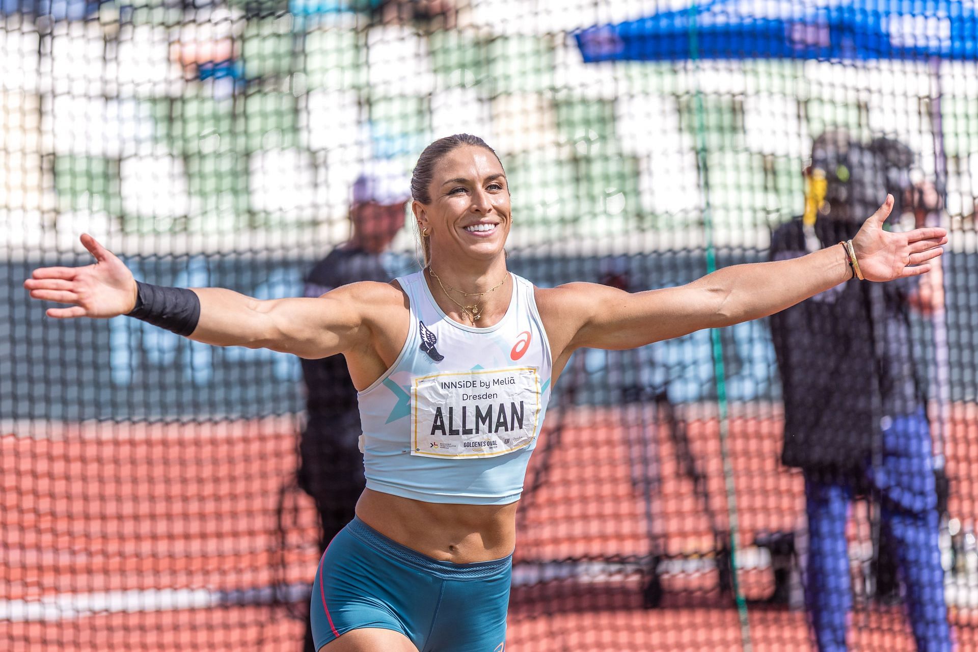 Allman at the Golden Oval International Athletics Meeting - Source: Getty
